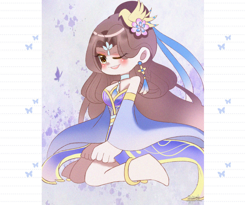 【板绘薛灵芸】多年来只给你寄了一阵风
